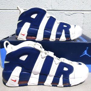 Nike Air More Uptempo Blue & White Basketball Shoes IOB (FS25) Men's Size 14